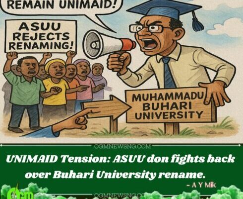 Wahala for UNIMAID: ASUU Say Dem No Go Gree Rename School After Buhari