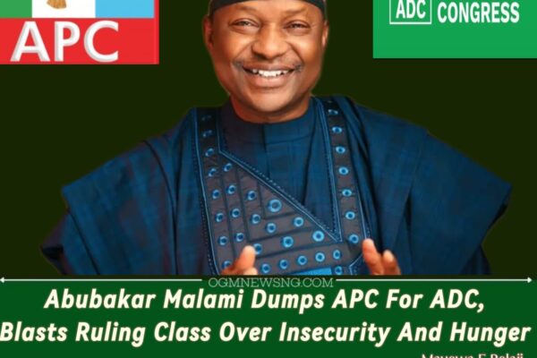 Former Attorney General, Abubakar Malami Dumps APC for ADC, Blasts Ruling Class Over Insecurity and Hunger