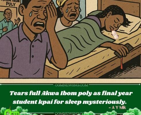 Tears for Akwa Ibom Poly Babe Wey Sleep, No Wake Up – Final Year Student Die Mysteriously for Bed