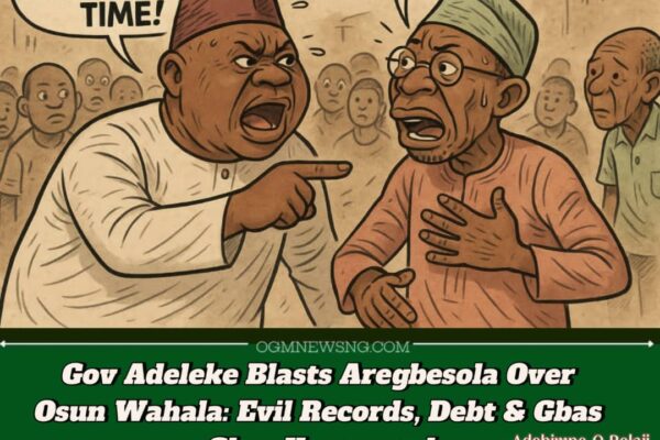 Governor Adeleke Burst Aregbesola Bubble: Osun Pipu Still Remember Di Evil Records You Leave Behind