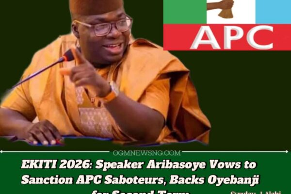 Ekiti 2026: Speaker Aribasoye Issues Stern Warning to APC Detractors