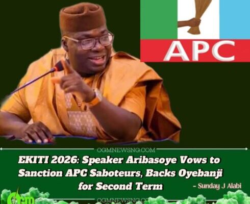 Ekiti 2026: Speaker Aribasoye Issues Stern Warning to APC Detractors