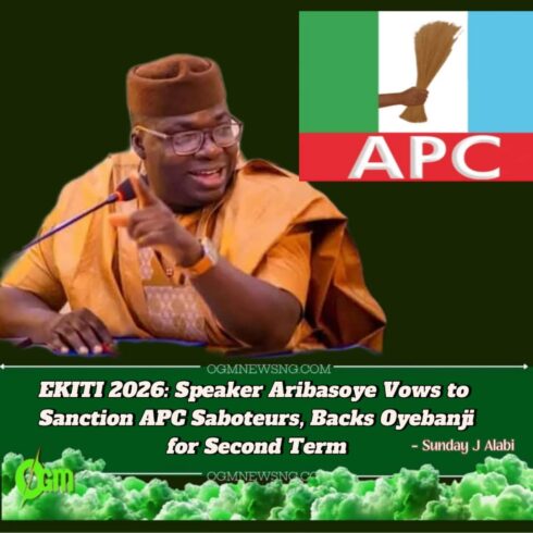 Ekiti 2026: Speaker Aribasoye Issues Stern Warning to APC Detractors