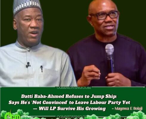 Datti Baba Ahmed Breaks Ranks: ‘Obi Can Run in 2027 With or Without Me’