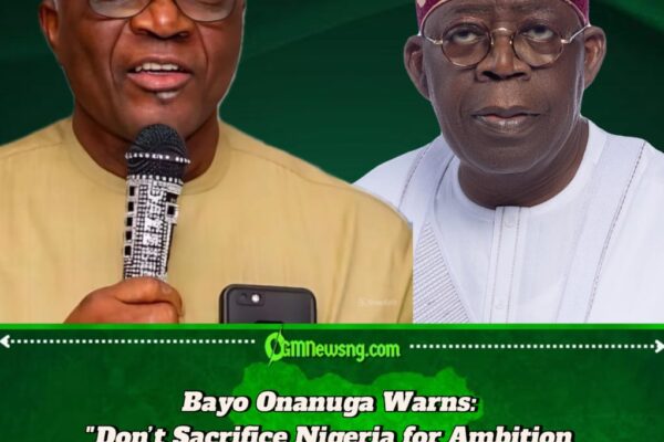 Bayo Onanuga Explodes: "Tinubu Deserves Two Terms Like Buhari – Stop Targeting Him for Being Southern!"