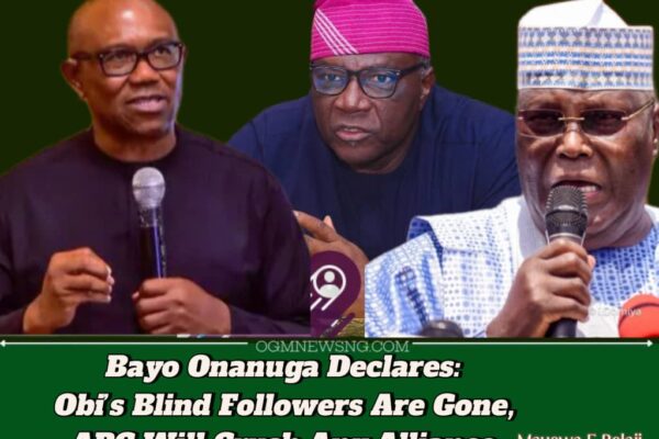Special Adviser, Bayo Onanuga: Even a Peter Obi–Atiku Merger Can’t Stop Tinubu in 2027