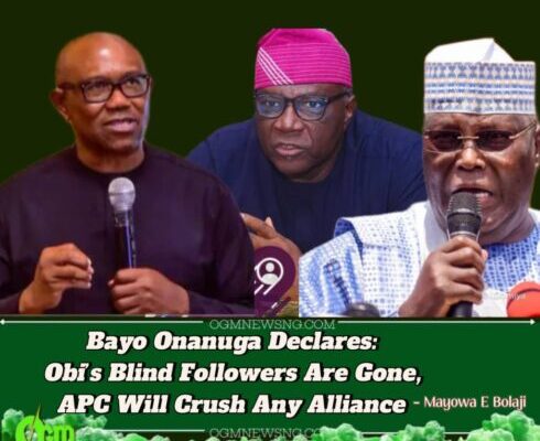 Special Adviser, Bayo Onanuga: Even a Peter Obi–Atiku Merger Can’t Stop Tinubu in 2027