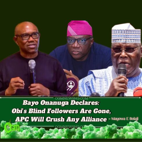 Special Adviser, Bayo Onanuga: Even a Peter Obi–Atiku Merger Can’t Stop Tinubu in 2027
