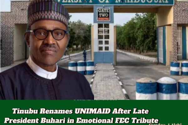 Tinubu Leads Tributes, Renames UNIMAID After Buhari