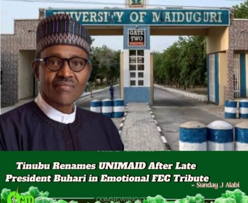 Tinubu Leads Tributes, Renames UNIMAID After Buhari