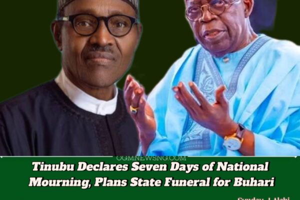 Buhari’s Death: Tinubu Convenes Emergency FEC Meeting, Orders Full State Honours for Late Former President