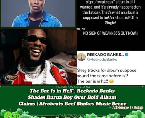 The Bar Is in Hell” — Reekado Banks Throws Subtle Shade After Burna Boy's BAlbum Brag | Music Industry Drama, Ego & Expectations Explored