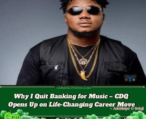 CDQ Reveals the Shocking Reason He Quit Banking for Music – A Bold Move That Changed His Life Forever