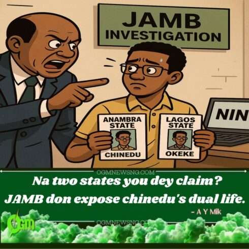 Who Chinedu Be? JAMB Say E Get Two Faces Like Nollywood Actor!