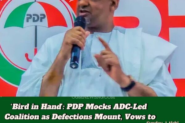 PDP Acting Chair Damagum Predicts Collapse of Opposition Coalition Ahead of 2027 Elections