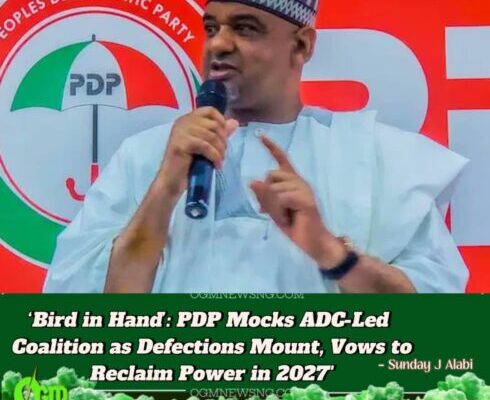 PDP Acting Chair Damagum Predicts Collapse of Opposition Coalition Ahead of 2027 Elections