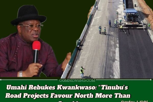 Dave Umahi Slams Kwankwaso Over Marginalisation Claims: “Tinubu Committed to Equitable Development Across Nigeria”
