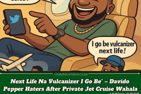 Davido Drag Critics Say "I Go Be Vulcanizer Next Life" – Wahala Burst Over Private Jet Palava!