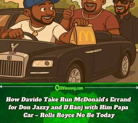 How Davido Take Run McDonald's Errand for Don Jazzy and D’Banj with Him Papa Car – Rolls Royce No Be Today