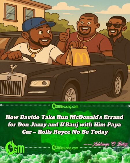 How Davido Take Run McDonald's Errand for Don Jazzy and D’Banj with Him Papa Car – Rolls Royce No Be Today