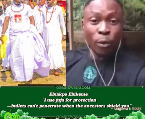 Senior Aide to Ex-Militant Ebiakpo Ebikeme: “I use juju for protection—Tompolo taught us that when the ancestors shield you, no bullet can enter.”