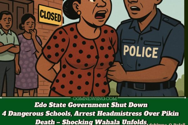Edo State Government Lock 4 Schools, Hold Headmistress After Small Pikin Kpai for Inside Classroom Wahala