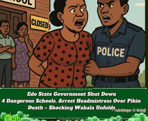 Edo State Government Lock 4 Schools, Hold Headmistress After Small Pikin Kpai for Inside Classroom Wahala