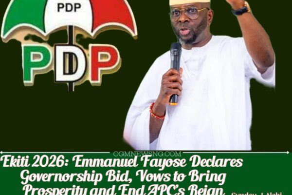 Ekiti State 2026: Emmanuel Fayose,I’m Contesting to Bring Prosperity to the Ekiti State
