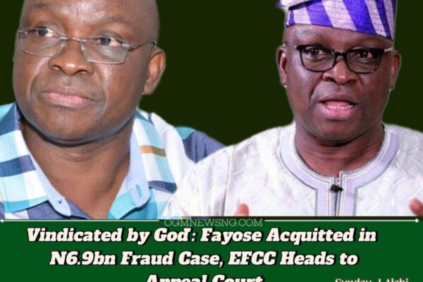 FAYOSE WEEPS AS COURT CLEARS HIM OF N6.9BN FRAUD CHARGES