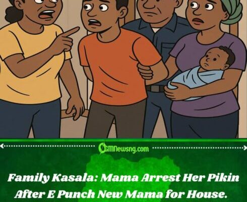 Family Wahala Don Blow: TikTok Lady Drag Mama Say She Call Police for Her Own Pikin