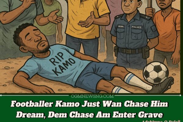 Footballer Kamo Don Collect Hack Like Goat for Ebute Meta — Lagos Streets Still Dey Shake