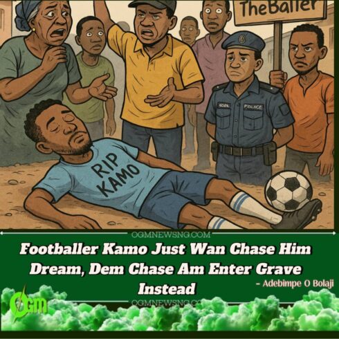 Footballer Kamo Don Collect Hack Like Goat for Ebute Meta — Lagos Streets Still Dey Shake