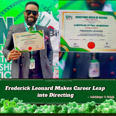 Frederick Leonard Joins Directors Guild of Nigeria: Nollywood Star Becomes Certified Director with New Vision