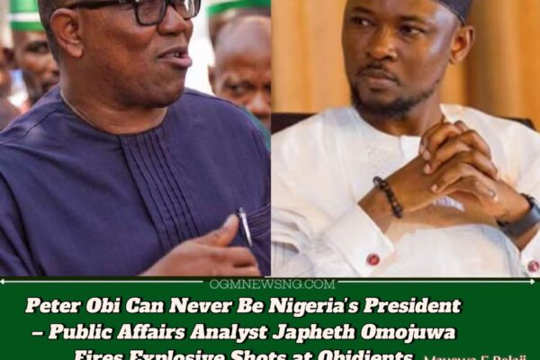 Japheth Omojuwa, Public affairs analyst and political commentator Declares Peter Obi’s Presidency Is a Political Mirage