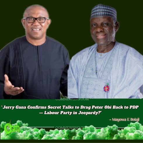 Jerry Gana Reboots PDP with Peter Obi Gambit — Masterstroke for 2027 or Calculated Betrayal?”