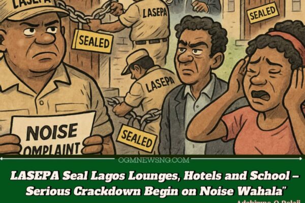 LASEPA Storm Lagos with Shutdown Madness – Lounges, Hotels, Even School Collect Padlock for Noise Wahala
