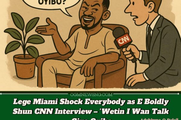 Lege Miami Don Shun CNN: 'Wetin I Wan Talk Give Oyibo?' – Actor Yarn Reason Why E No Gree Do Interview