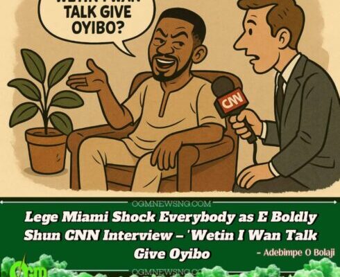 Lege Miami Don Shun CNN: 'Wetin I Wan Talk Give Oyibo?' – Actor Yarn Reason Why E No Gree Do Interview