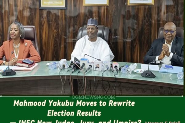 INEC Chairman, Mahmood Yakubu Pushes Controversial Move to Review Announced Election Outcomes