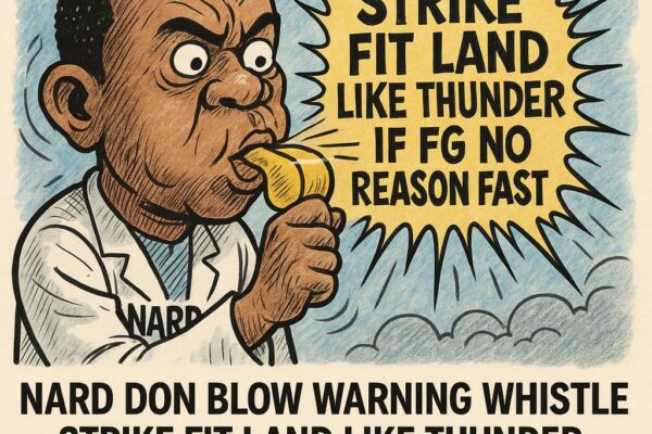 NARD Don Give FG Serious Warning: Resident Doctors Fit Enter Heavy Strike If Dem Demands No Get Urgent Answer