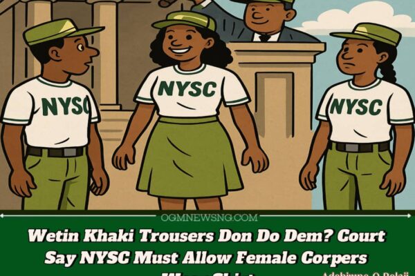 Court Don Finally Approve Skirt for NYSC Ladies – No Be Only Khaki Trousers Again