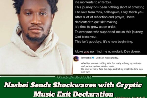 Nasboi Quits Music to Chase Real Music” — Shocking Twist Sparks Emotional Reactions from Fans | Nasboi Career Update