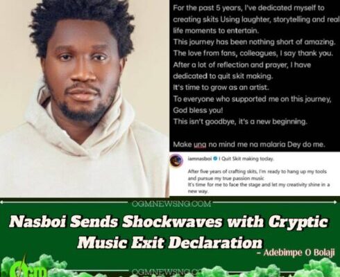 Nasboi Quits Music to Chase Real Music” — Shocking Twist Sparks Emotional Reactions from Fans | Nasboi Career Update