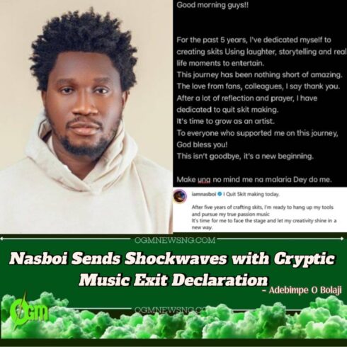 Nasboi Quits Music to Chase Real Music” — Shocking Twist Sparks Emotional Reactions from Fans | Nasboi Career Update
