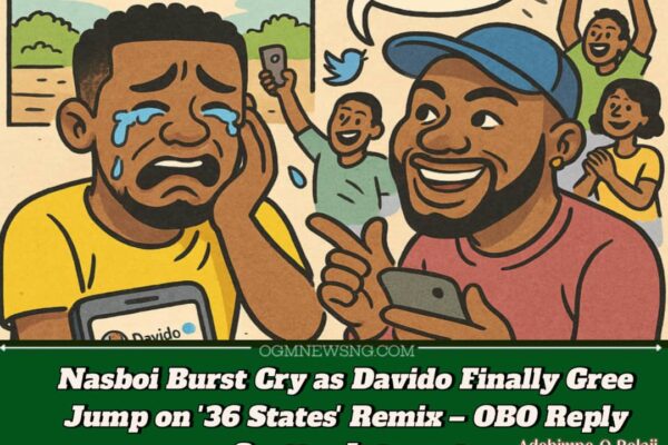 Tears of Joy! Nasboi Don Finally Get Davido Attention for Him '36 States' Collabo Beg – See Wetin Happen