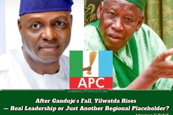 APC New National Chairman Nentawe Yilwatda Replaces Ganduje: North-Central Hails Victory, But Is APC Power Truly Shifting?