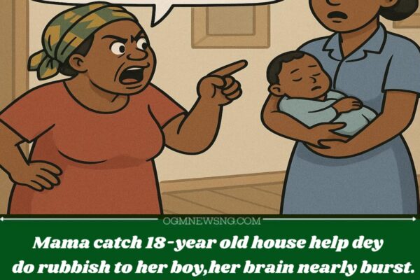 Nigerian Mama Catch House Help Red-Handed With Baby After Her Spirit No Gree Sleep – CCTV Reveal Everything!”