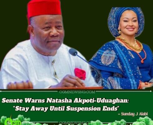 NIGERIAN SENATE WARNS NATASHA AKPOTI-UDUAGHAN TO STAY AWAY FROM NATIONAL ASSEMBLY