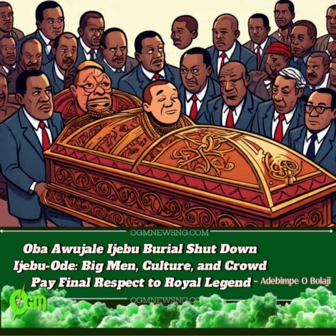 Oba Awujale Ijebu Burial: Big Men, Kings & Crowd Shut Down Ijebu-Ode for Royal Sendforth