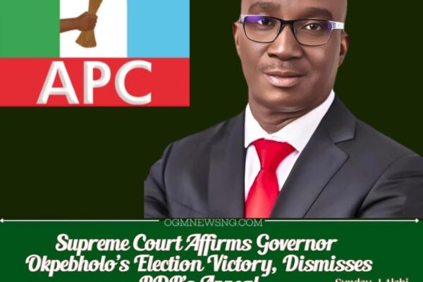 Supreme Court Upholds Governor Okpebholo’s Election Victory in Edo State